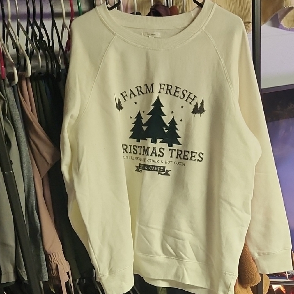 Maurices White Sweatshirt